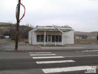 Station-service fermée, Washtucna,WA